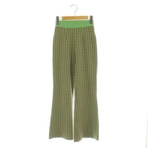 AMERI GREEN & BROWN GINGHAM CHECKERED PANTS size small women’s